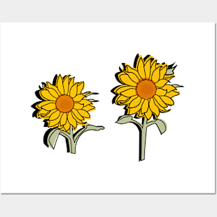 Sunflowers Posters and Art